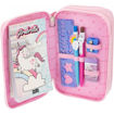 Picture of UNICORN 3 ZIP FILLED PENCIL CASE - PINK
